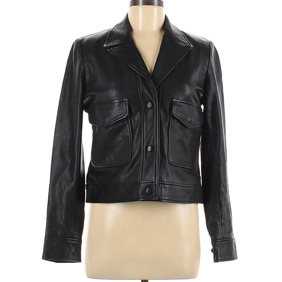 BLK DNM leather jacket - EUC - Picture 1 of 5